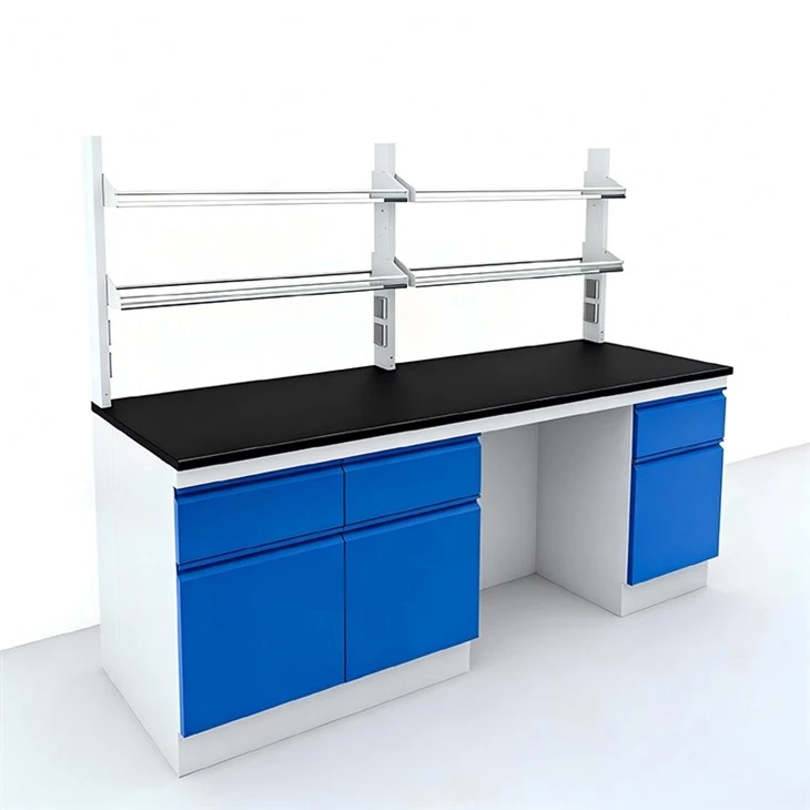 Lab Benches with Shelves